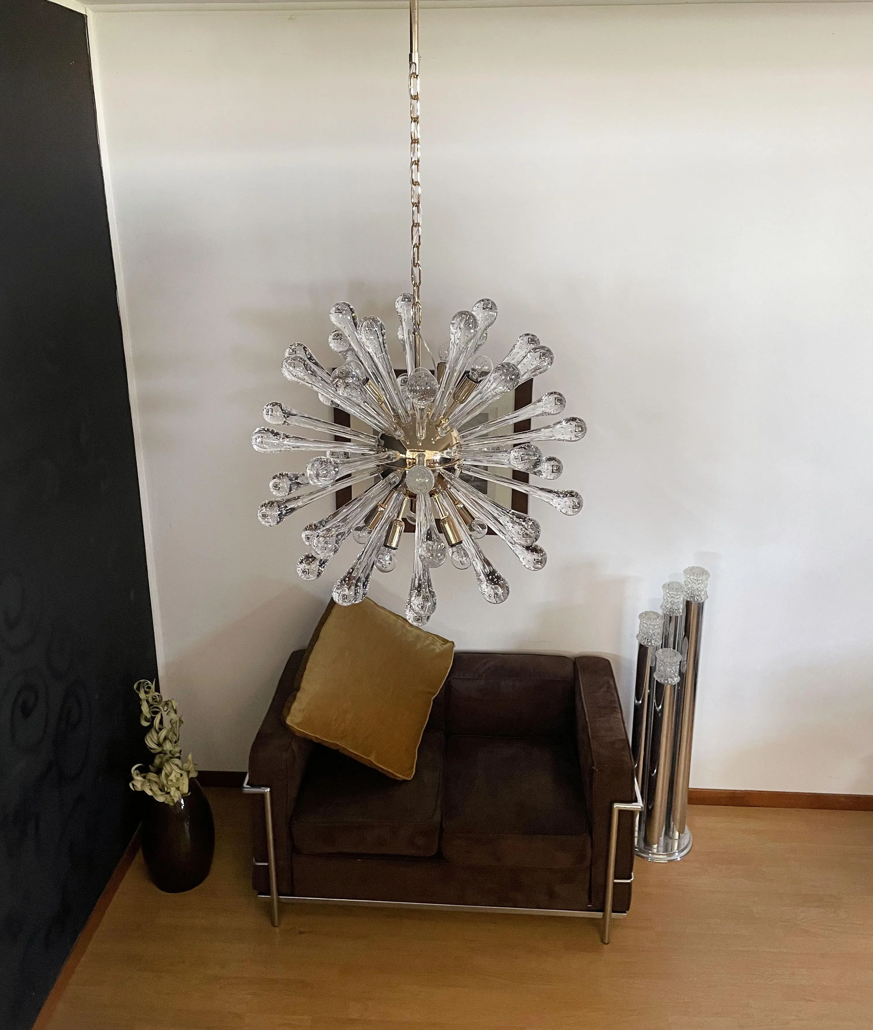 Vintage Murano Sputnik Glass Chandelier - Image 8