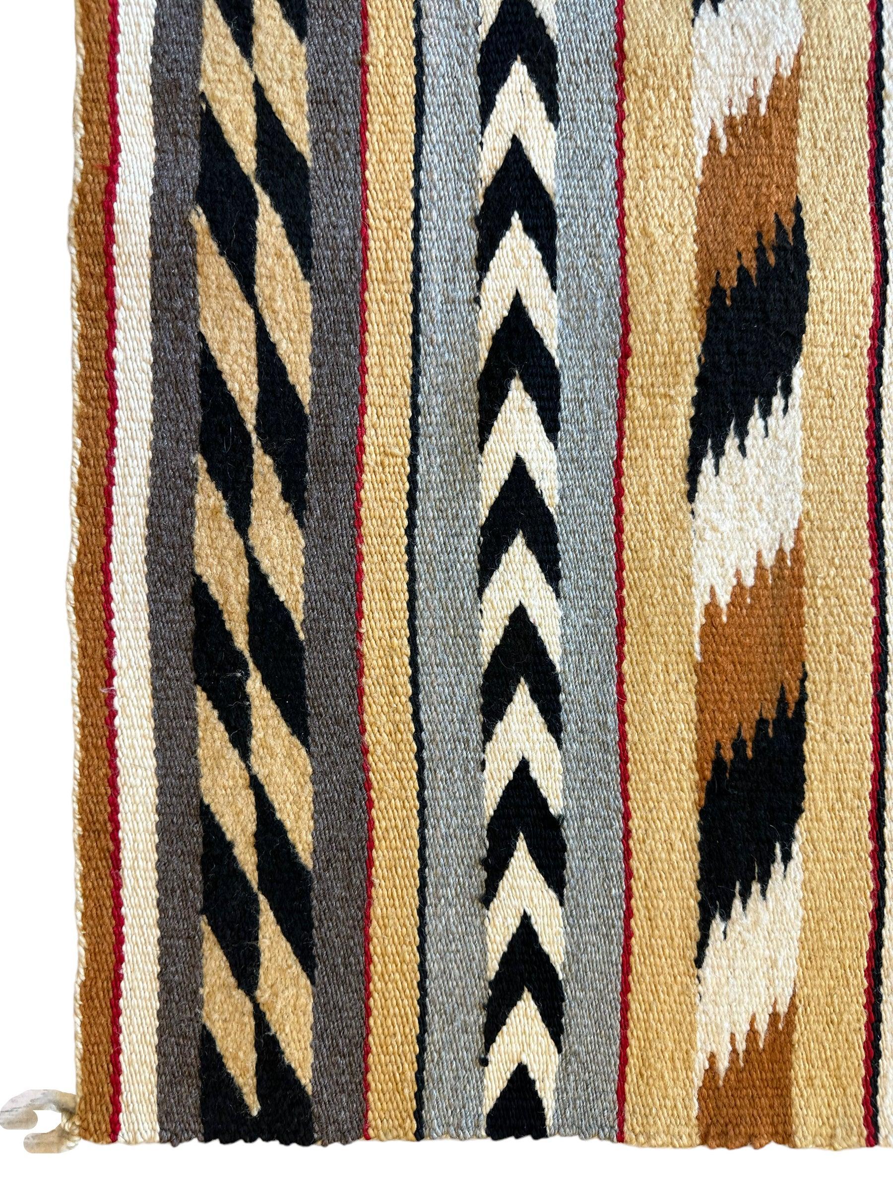 Vintage Native American Navajo Rug 29” x 32” - Image 5