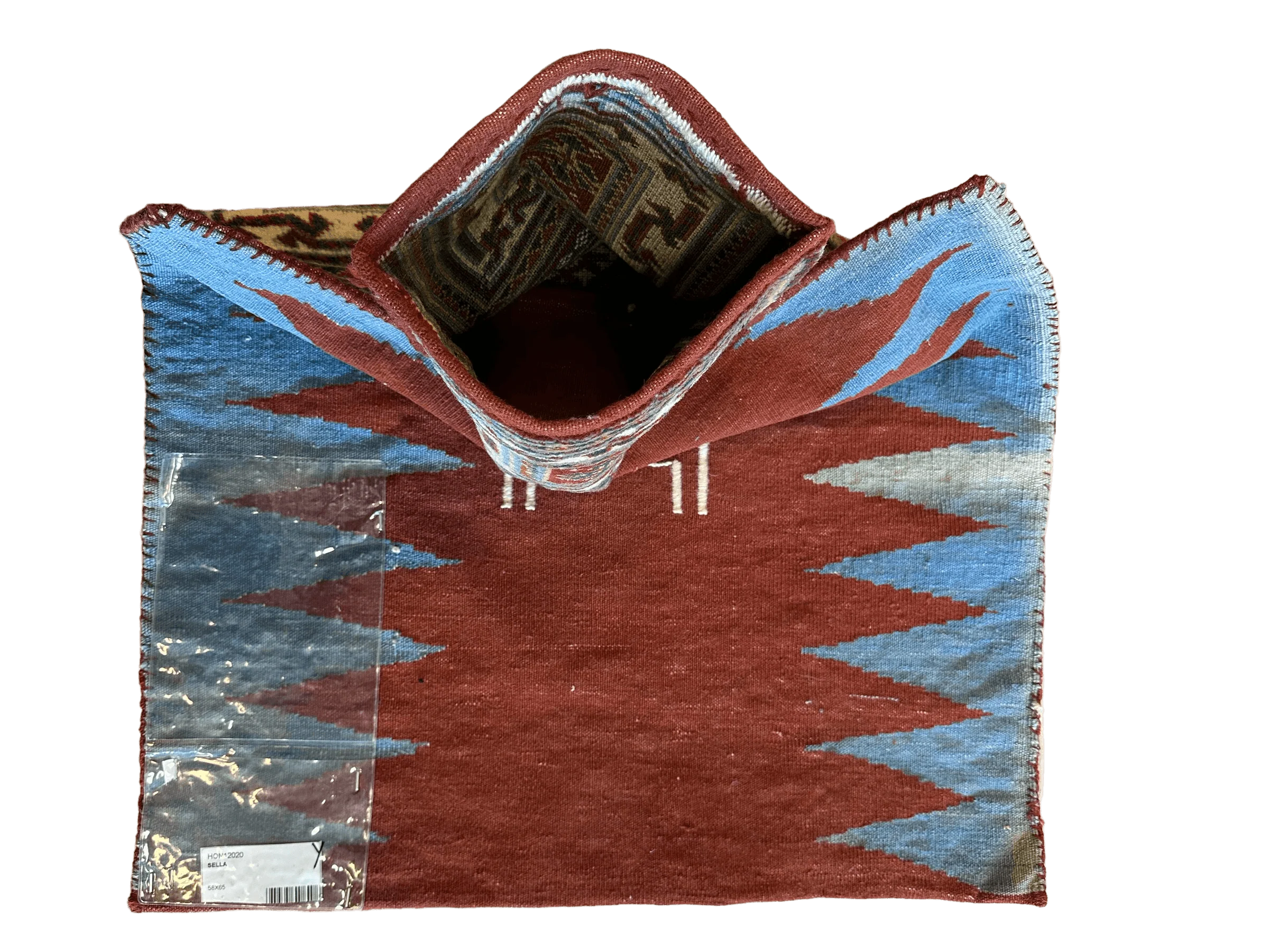 Vintage Nomadic Baluch Salt Bag Rug - Image 5