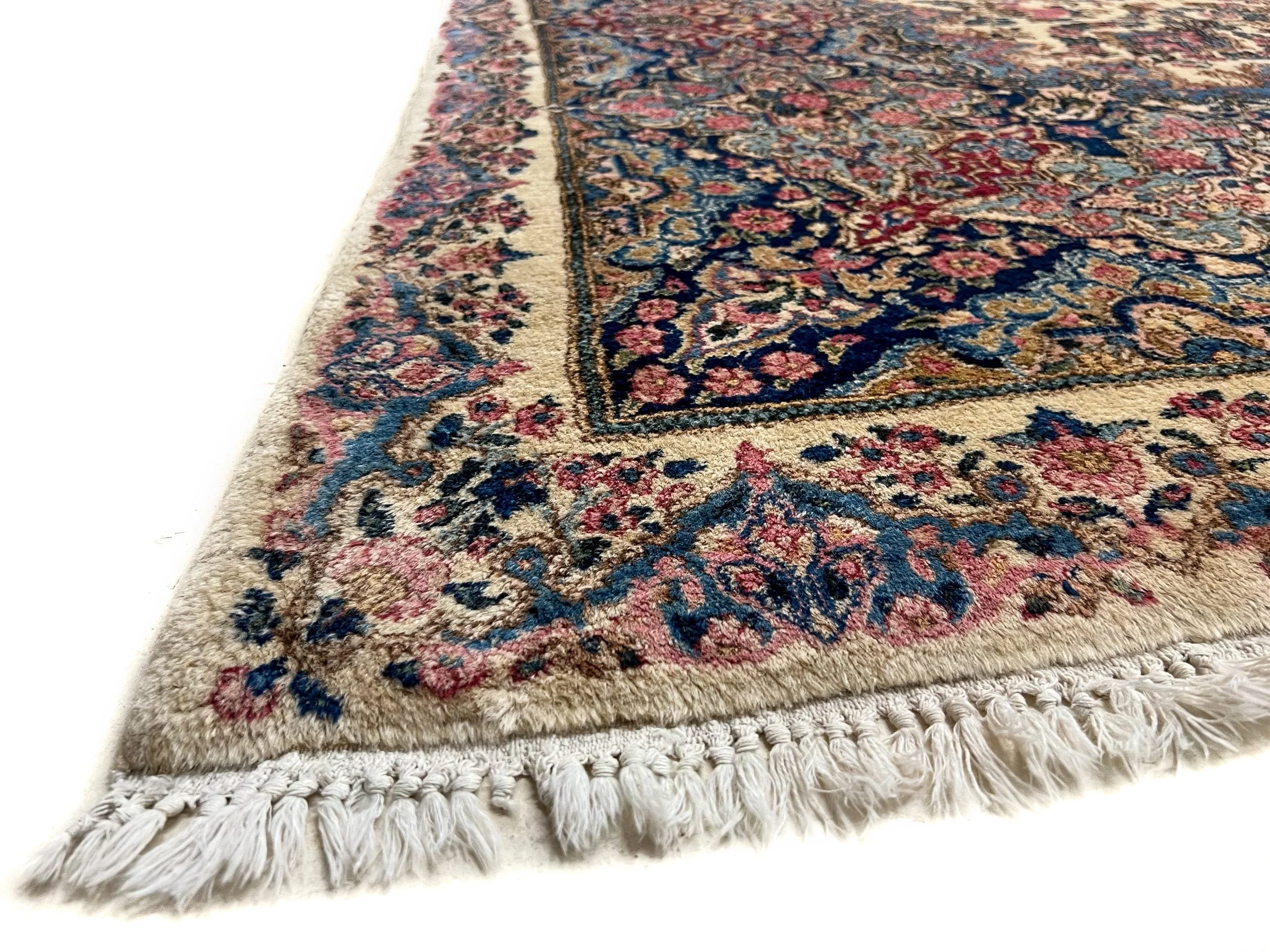 Vintage Kerman (12'09"x21'05") ivory/pastel - Image 4