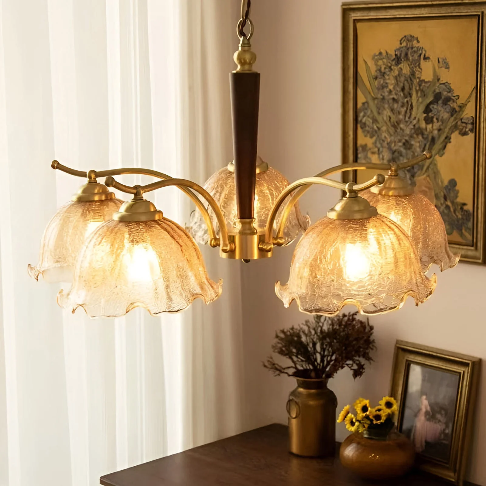 Vintage Petal Chandelier - Image 2
