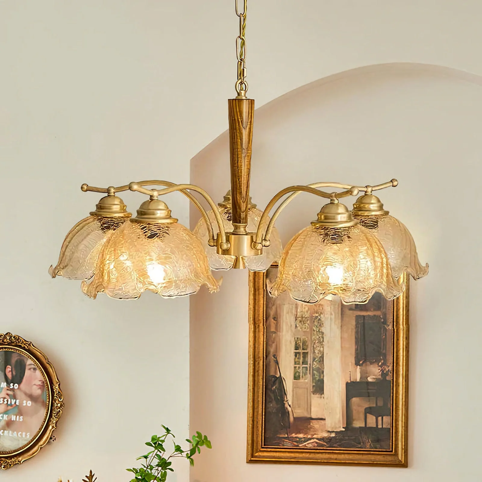 Vintage Petal Chandelier - Image 3