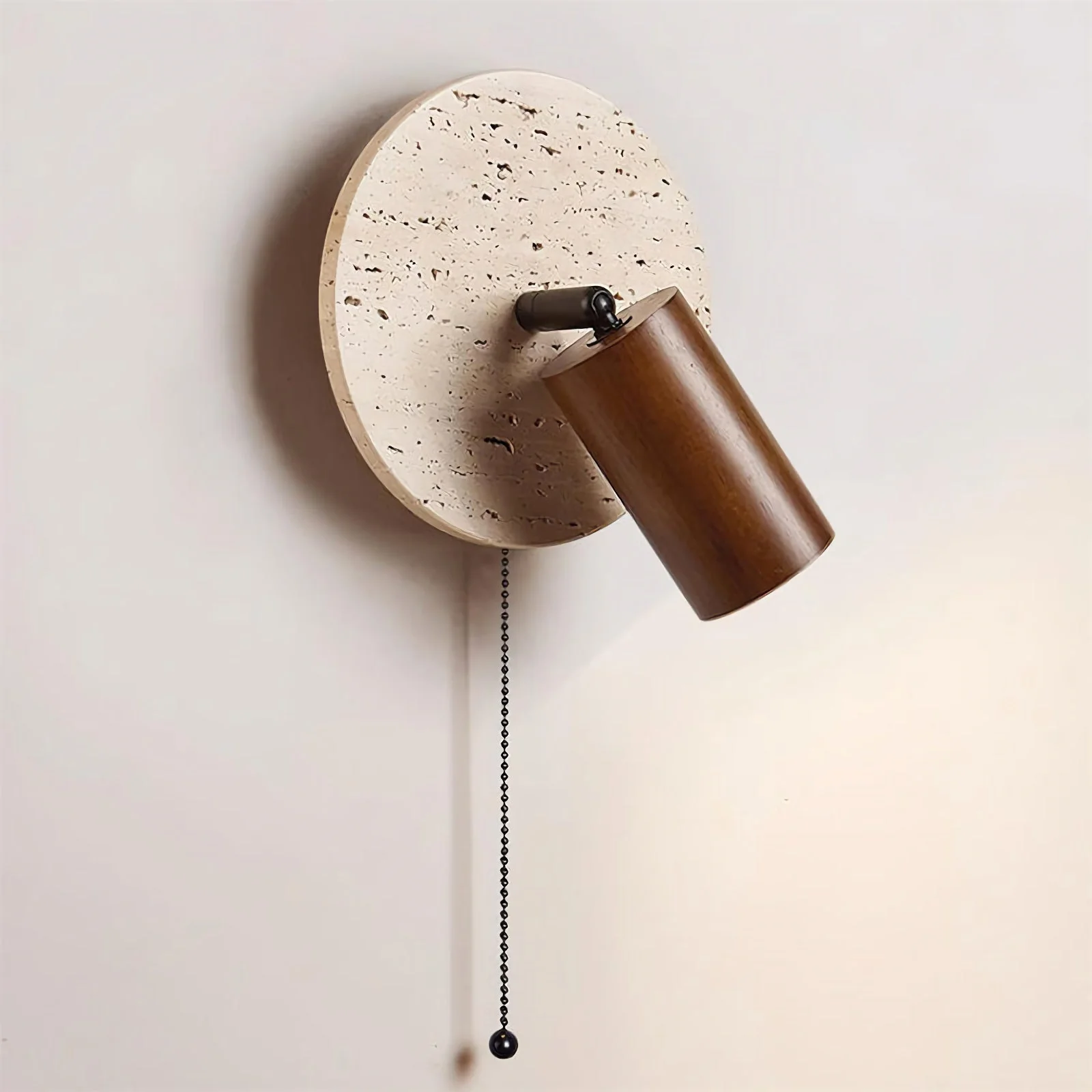 Vintage Travertine Wall Lamp - Image 10