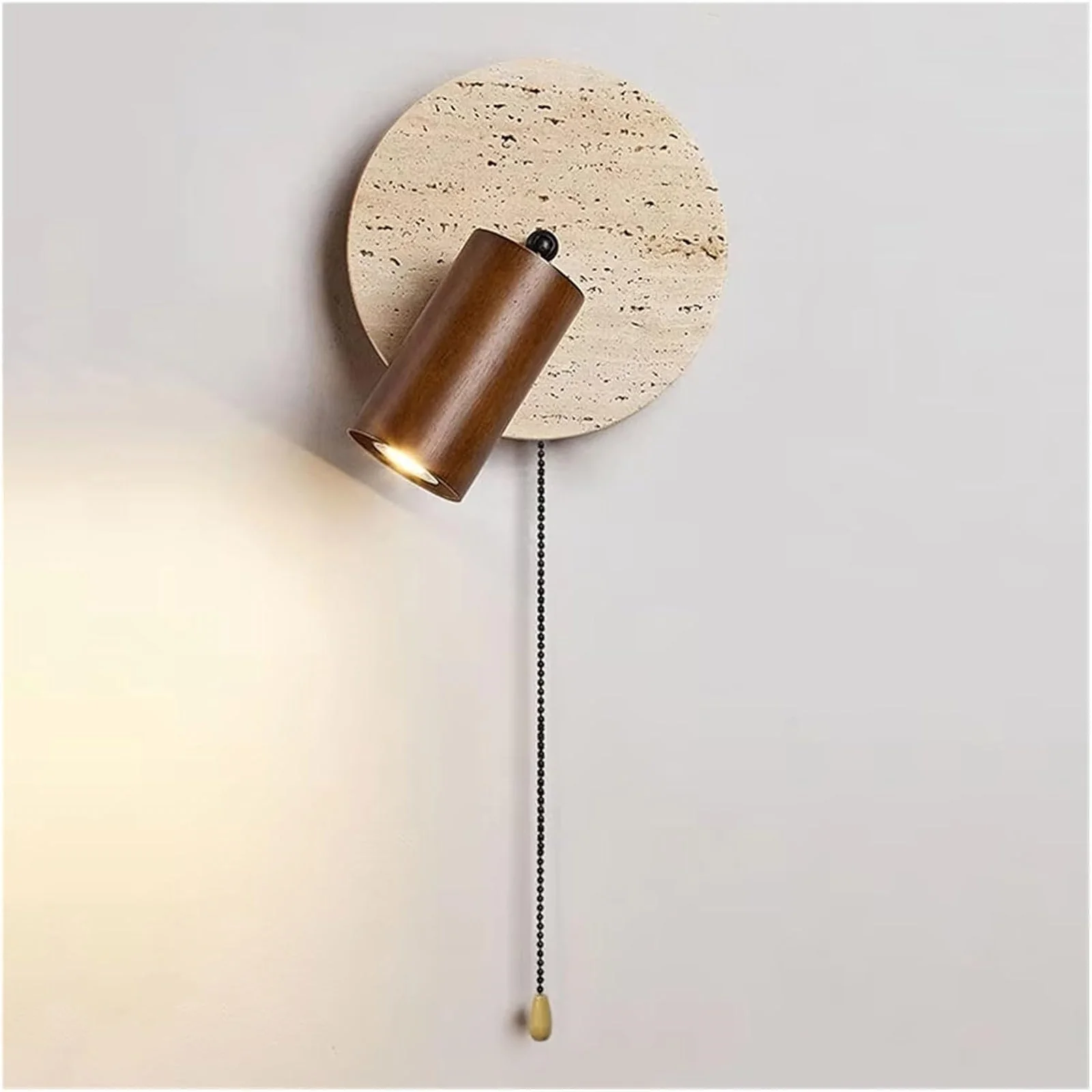 Vintage Travertine Wall Lamp - Image 6