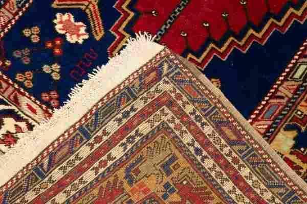 Vintage Turkish Wool Prayer Rug 4x6 - Image 4