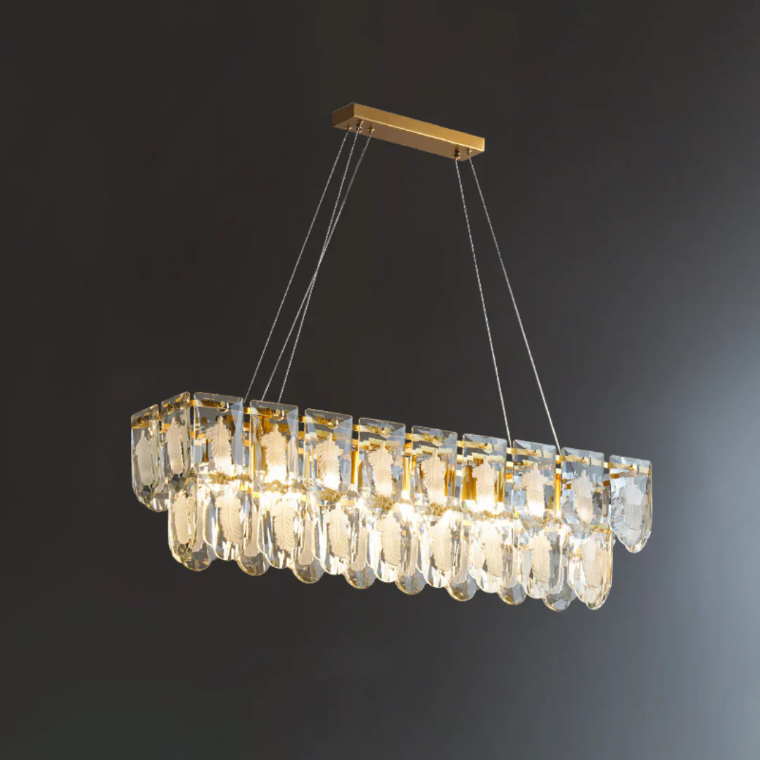 Vivi Grey Crystal Feather Chandelier - Image 14