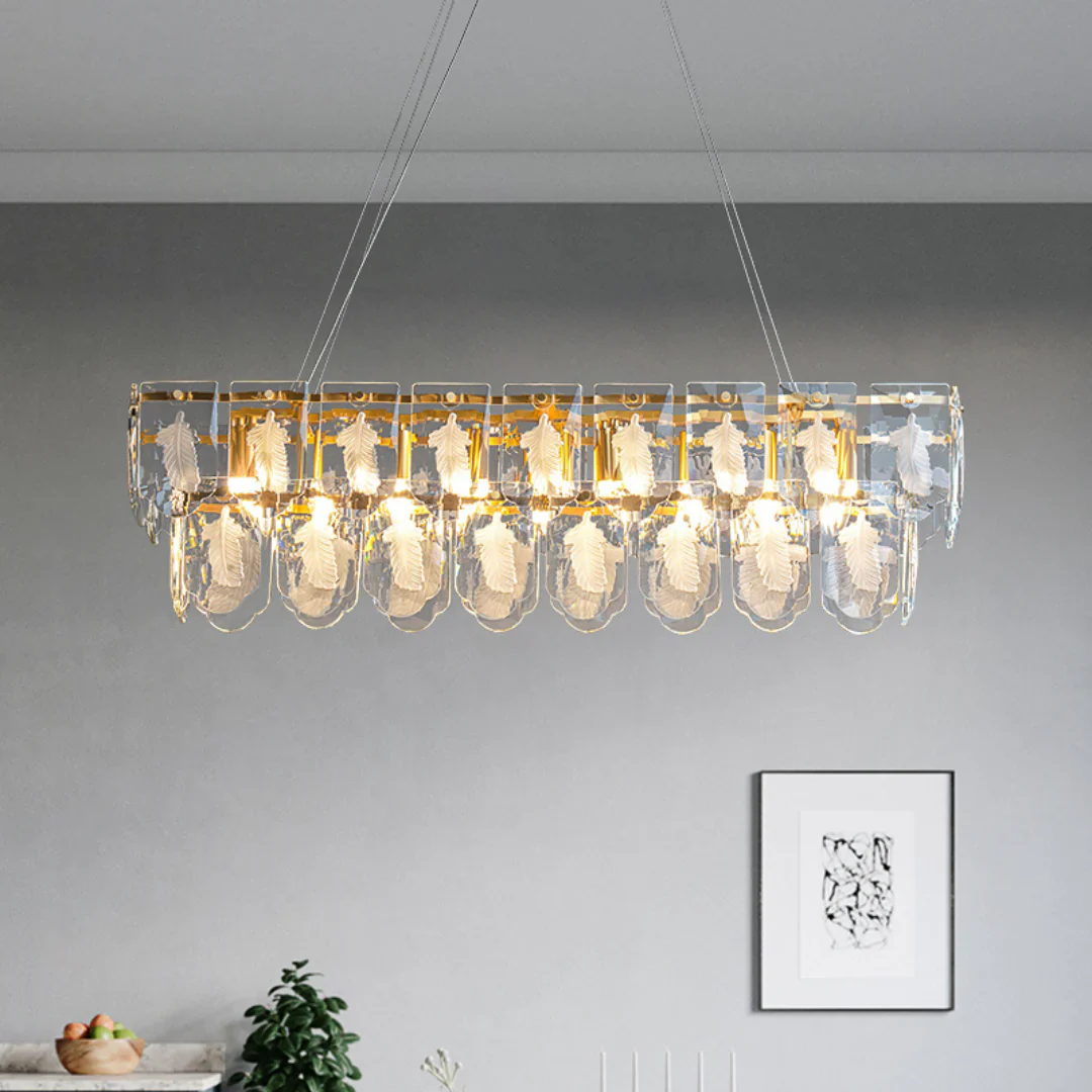Vivi Grey Crystal Feather Chandelier - Image 7