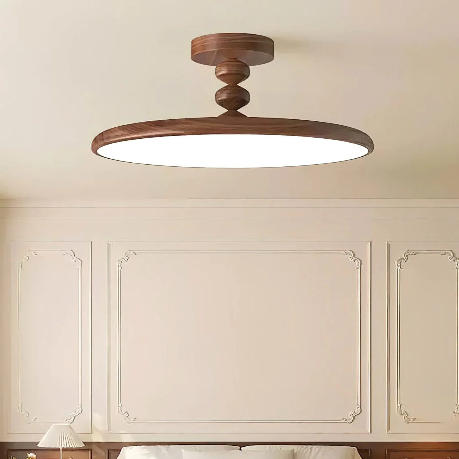 Walnut Ceiling Light - Image 7