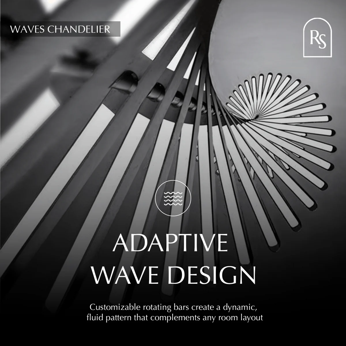 Waves Chandelier - Image 7
