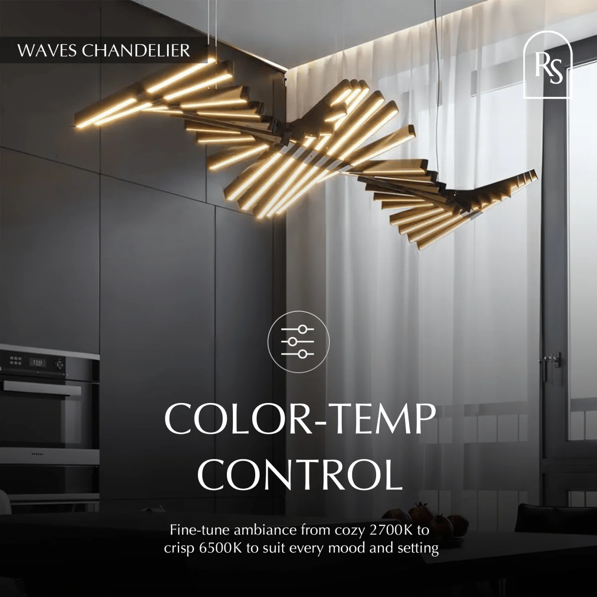 Waves Chandelier - Image 9