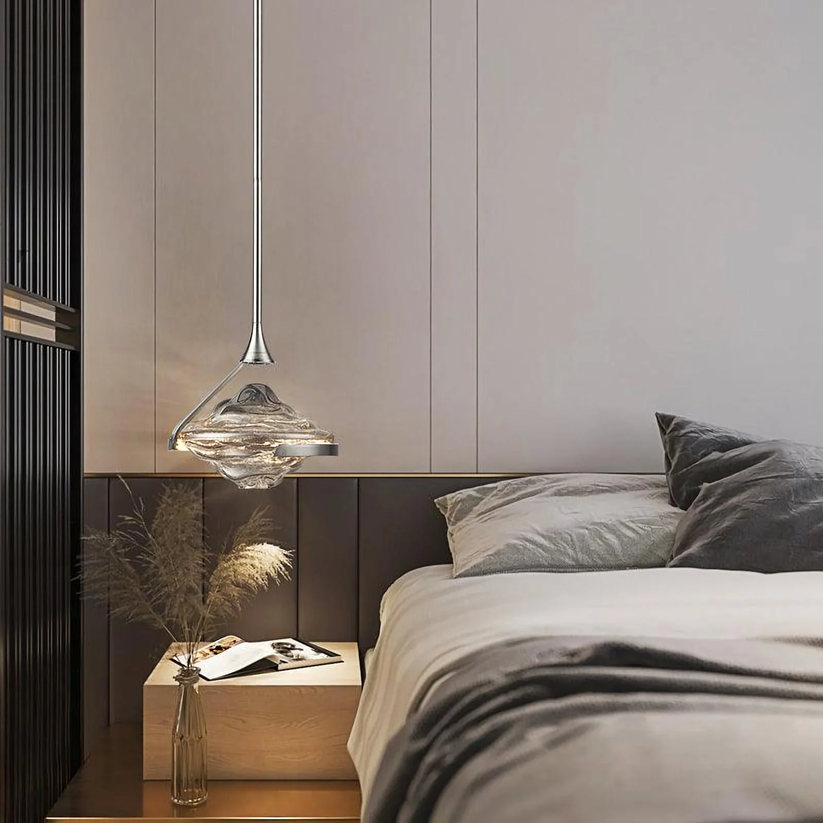 Wavy Glass Modern Pendant Light - Image 3