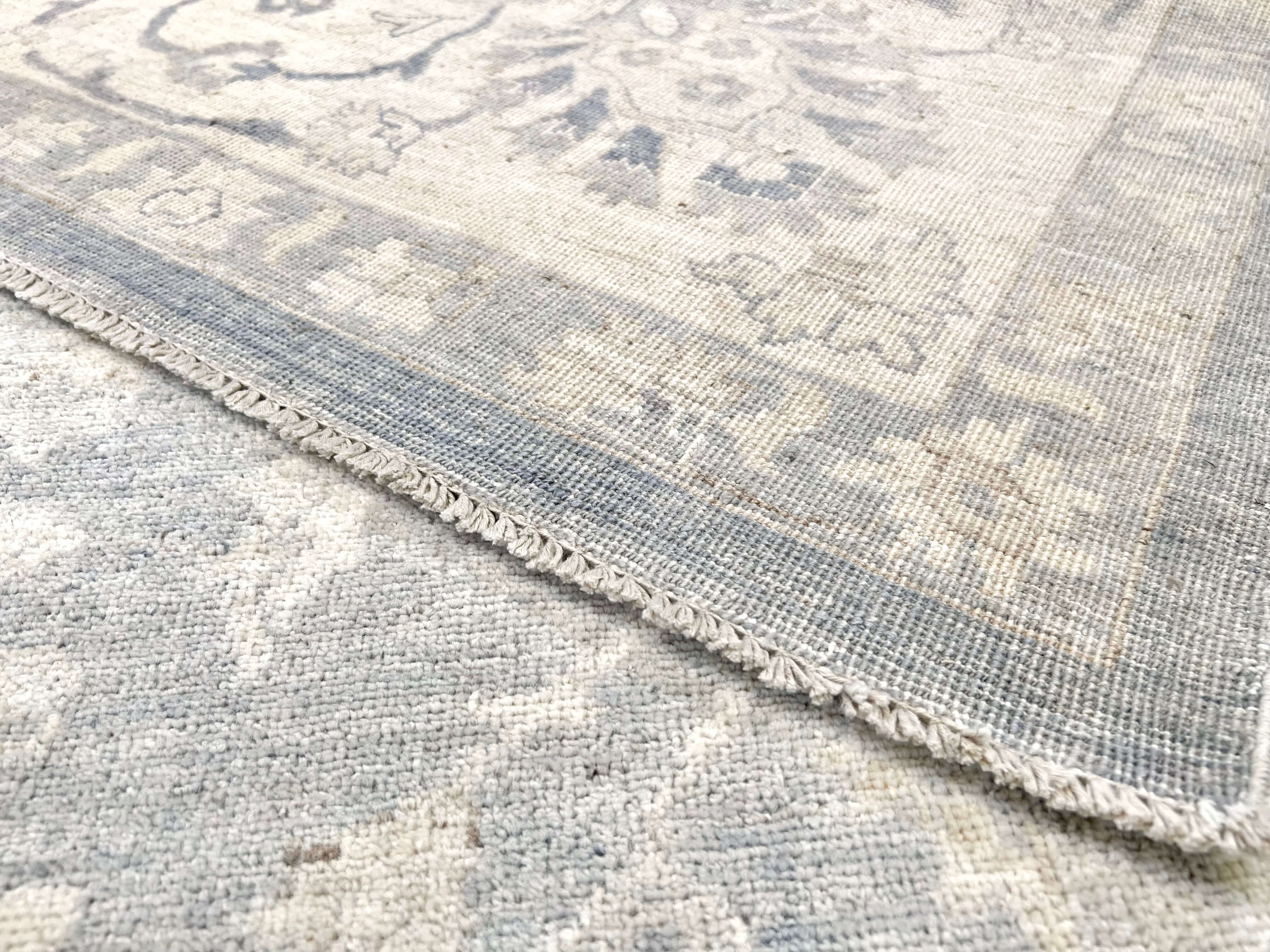WhiteWash Chobi 10'00" x 13'05" lt.gry/ivo - Image 11
