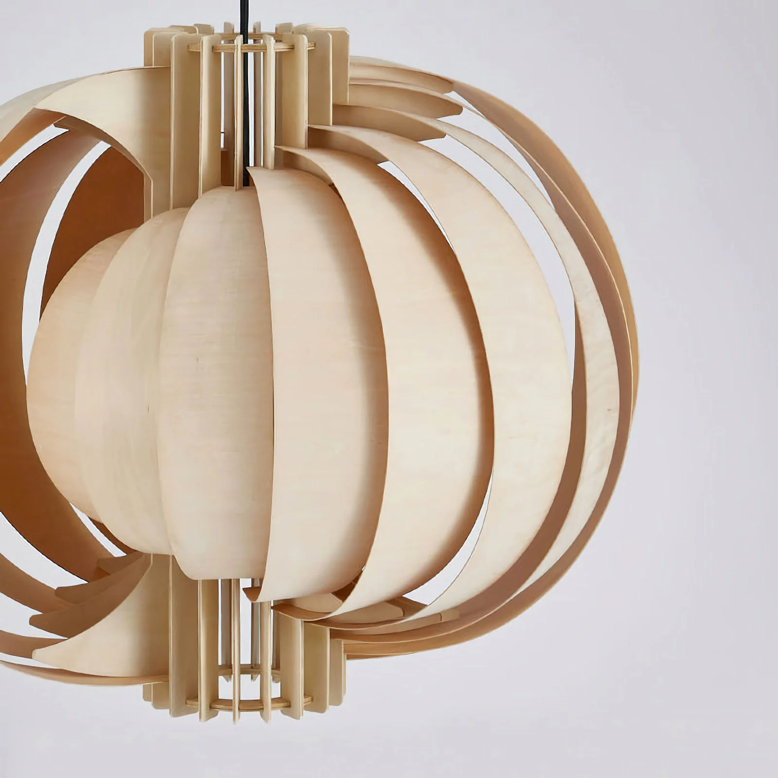Wooden Lantern Pendant Lamp - Image 23