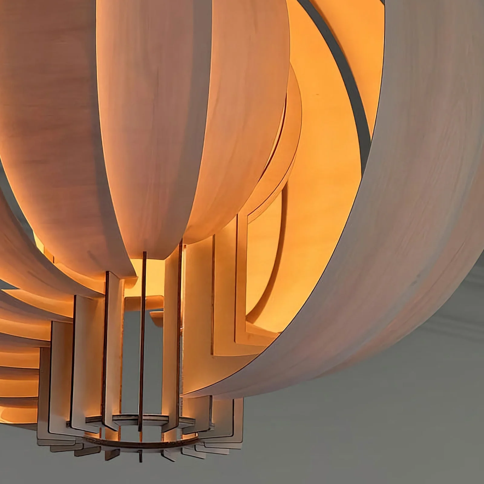 Wooden Lantern Pendant Lamp - Image 24
