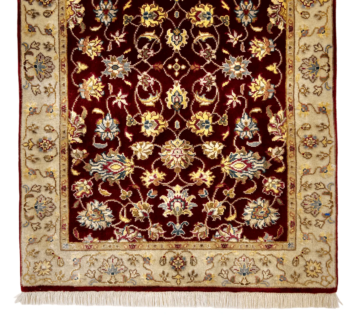 Wool w. silk Kumkapi red/gld 2x3 - Image 2