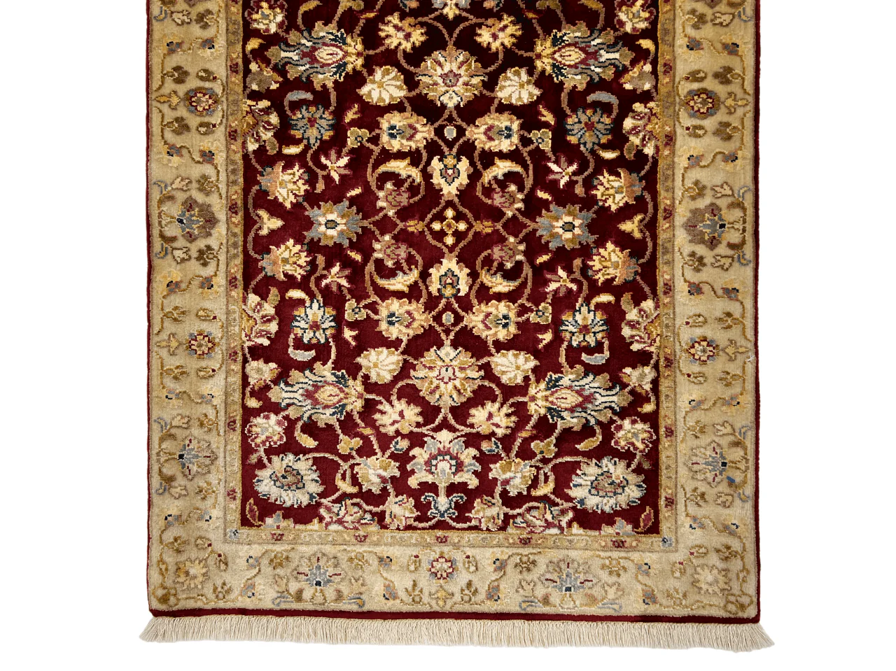 Wool w. silk Kumkapi red/ltgld 2x3 - Image 2