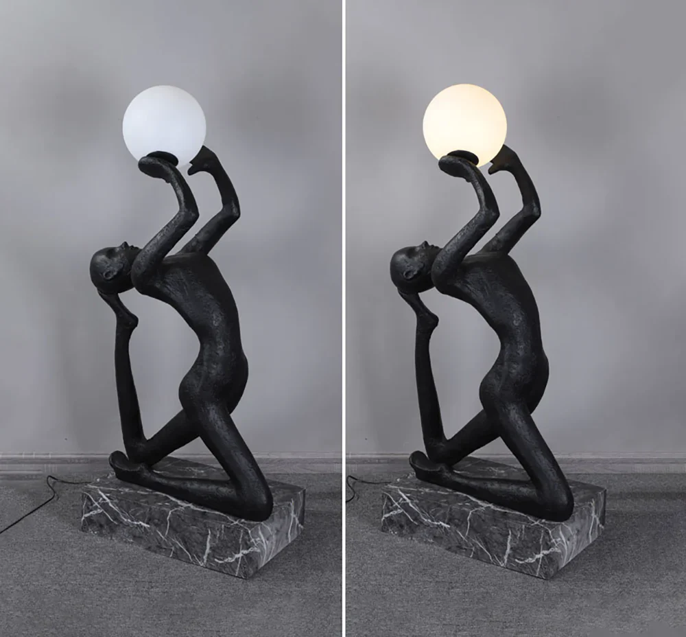 Yoga Sculpture Floor Lamp - Image 10