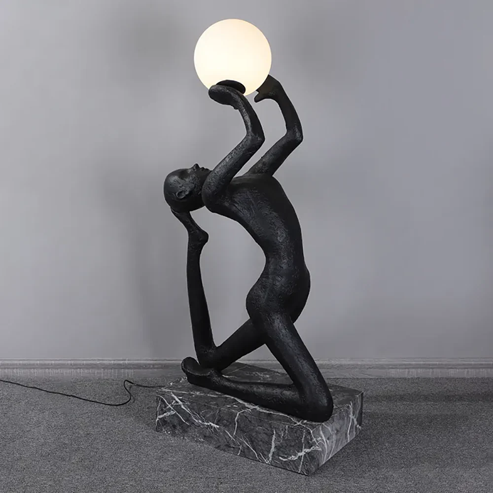 Yoga Sculpture Floor Lamp - Image 7