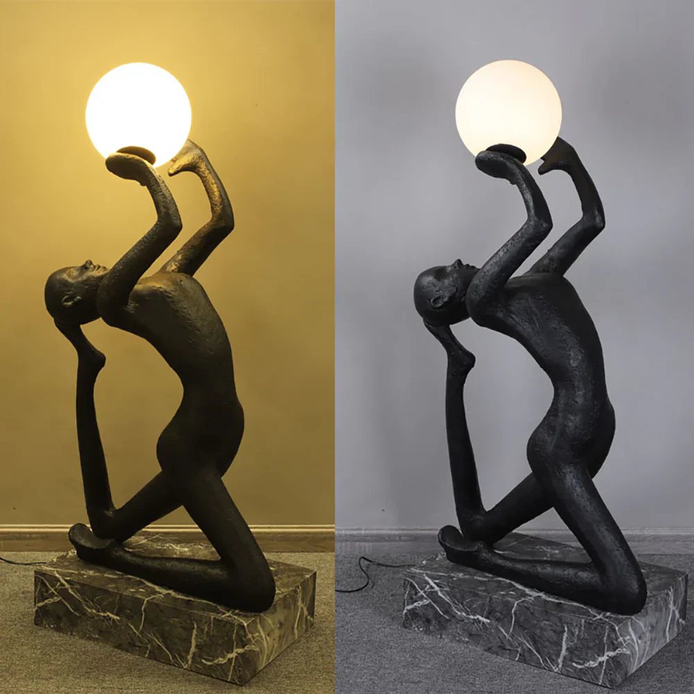 Yoga Sculpture Floor Lamp - Image 9