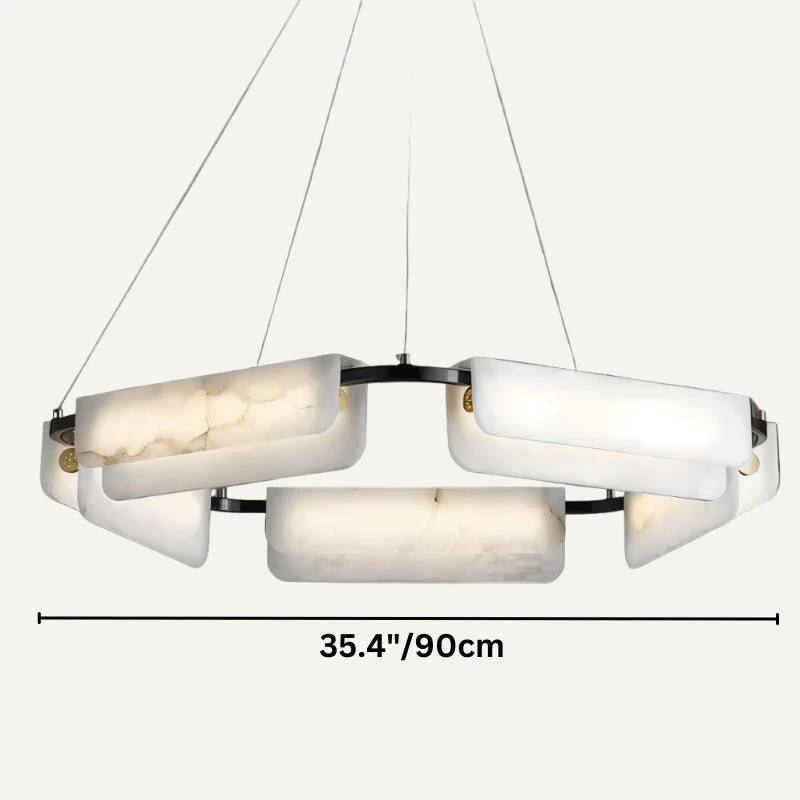 Zazu Alabaster Chandelier - Image 11